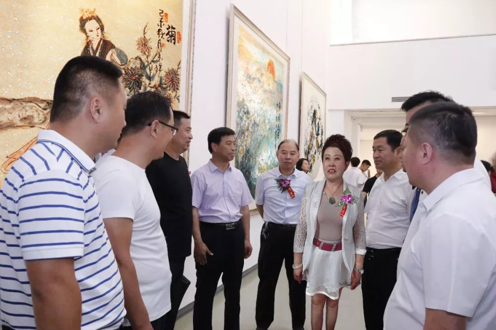 不忘初心田秀珍书画展嘉宾合影